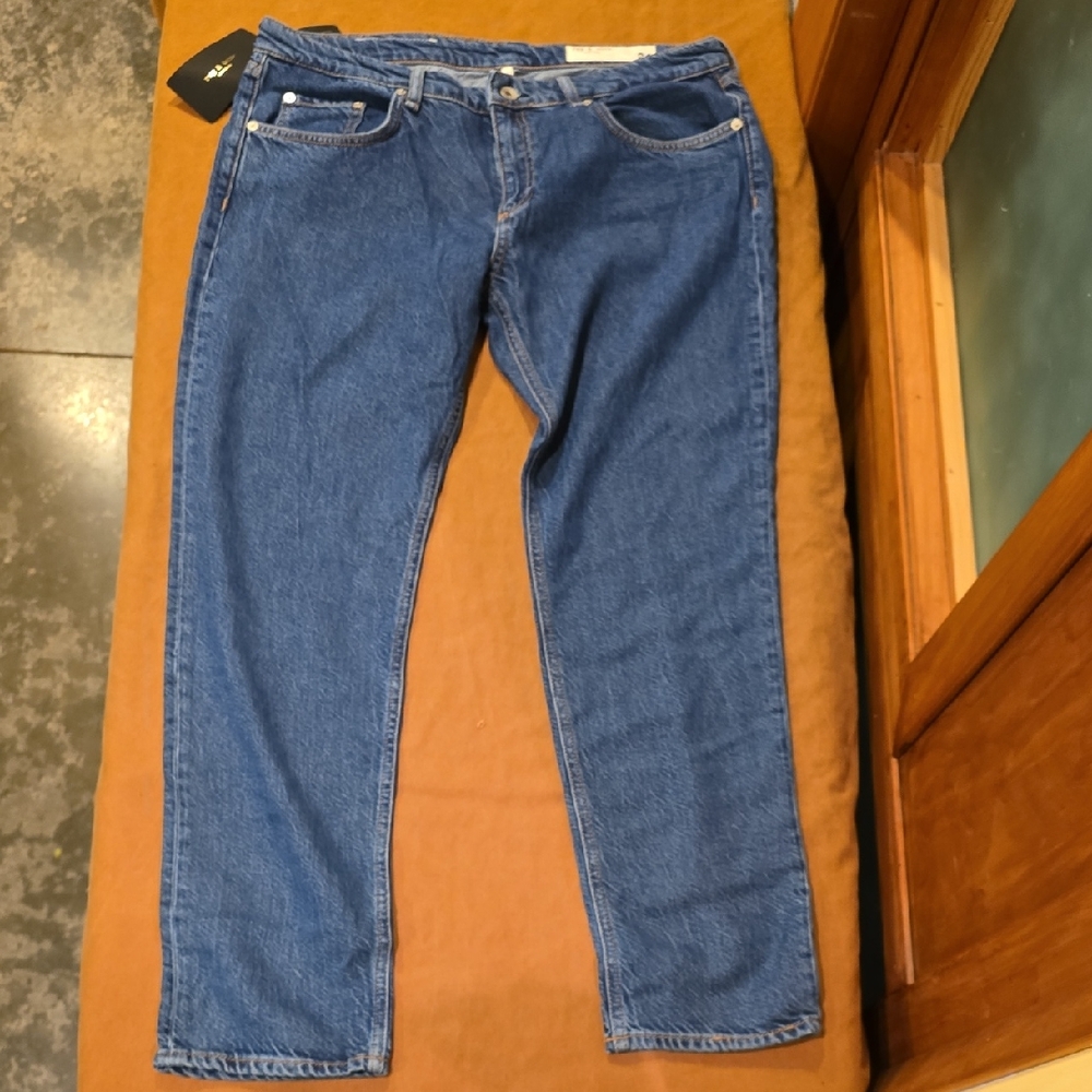 rag & bone Classic Indigo Straight Jeans